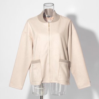 【COMING SOON】WLC スエード×リブZIPブルゾン 詳細画像