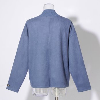 【COMING SOON】WLC スエード×リブZIPブルゾン 詳細画像