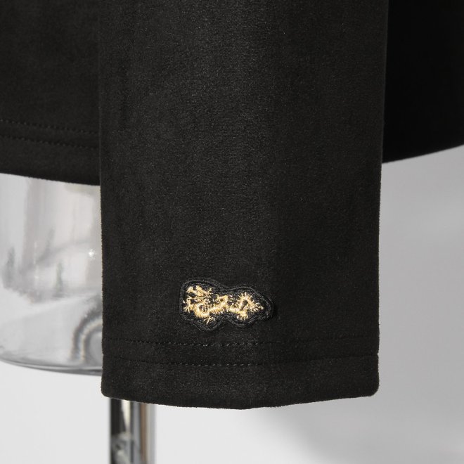 【COMING SOON】WLC スエード×リブZIPブルゾン 詳細画像 ブラック 2