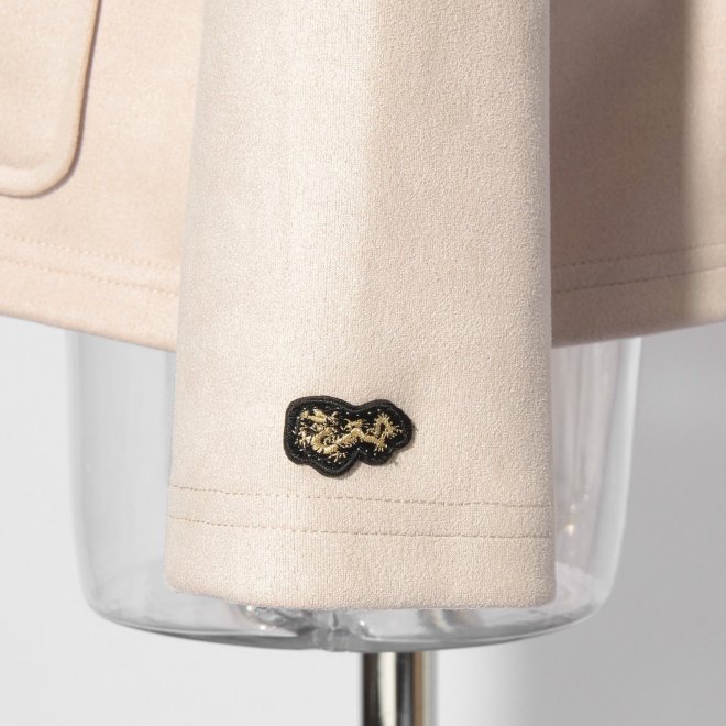 【COMING SOON】WLC スエード×リブZIPブルゾン 詳細画像 ベージュ 2