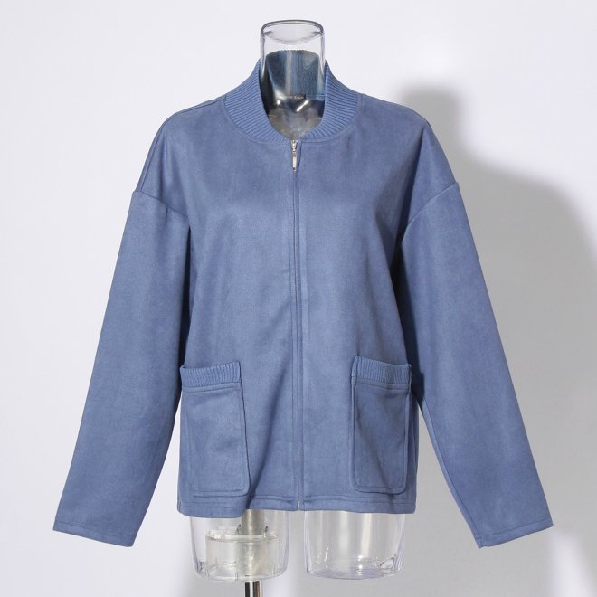 【COMING SOON】WLC スエード×リブZIPブルゾン