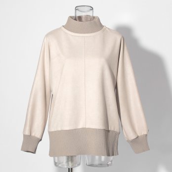 【COMING SOON】WLC スエード×リブドルマンチュニック 詳細画像