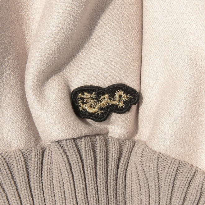 【COMING SOON】WLC スエード×リブドルマンチュニック 詳細画像 ベージュ 2