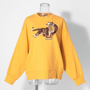 Tiger embroidery sweat shirt トレーナー