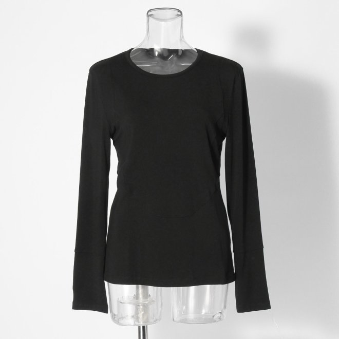 【COMING SOON】WL リヨセルロンT プルオーバー 詳細画像 ブラック 1