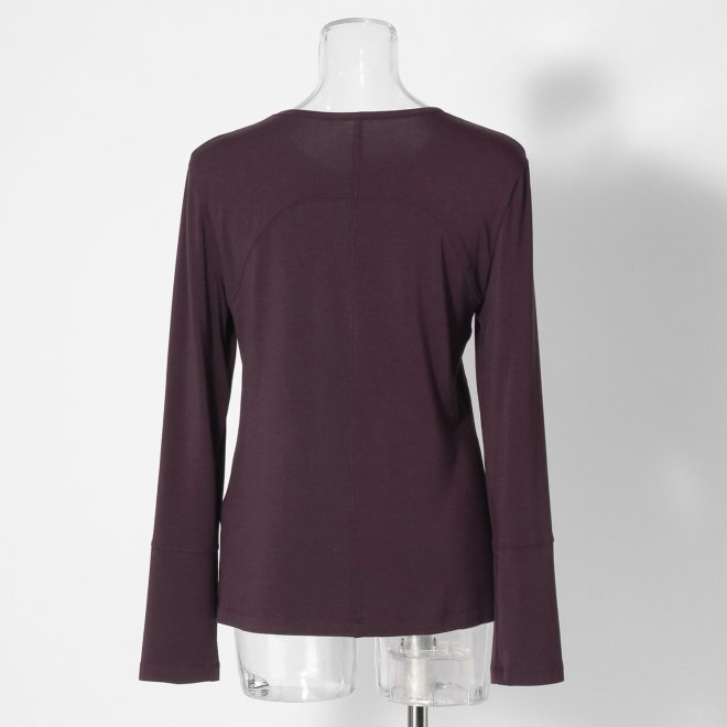 【COMING SOON】WL リヨセルロンT プルオーバー 詳細画像 アンバー 3