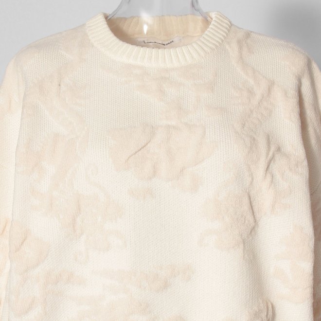 【COMING SOON】WLC ドラゴンモールジャカード プルオーバー 詳細画像 ホワイト 2