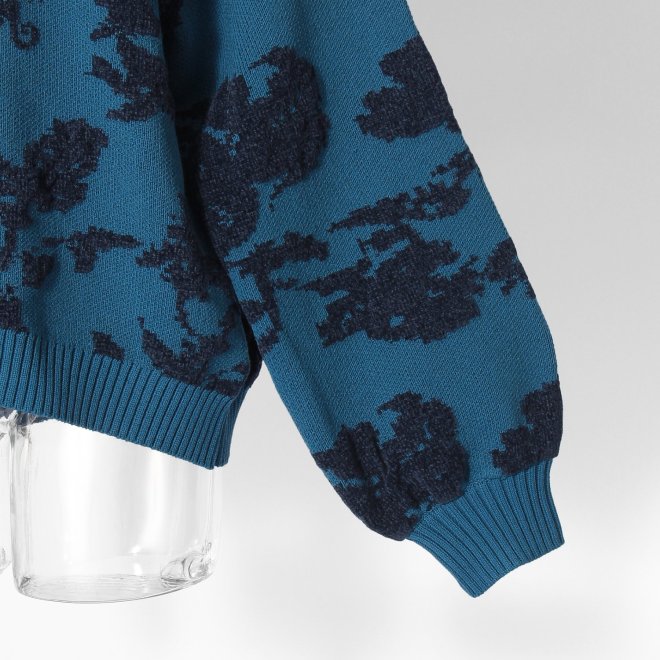 【COMING SOON】WLC ドラゴンモールジャカード プルオーバー 詳細画像 グリーン 5