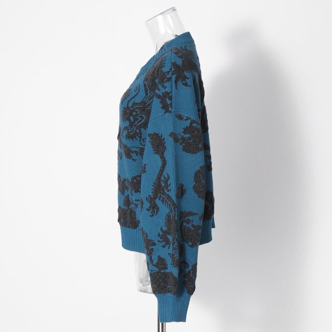 【COMING SOON】WLC ドラゴンモールジャカード ブルゾン 詳細画像 グリーン 2