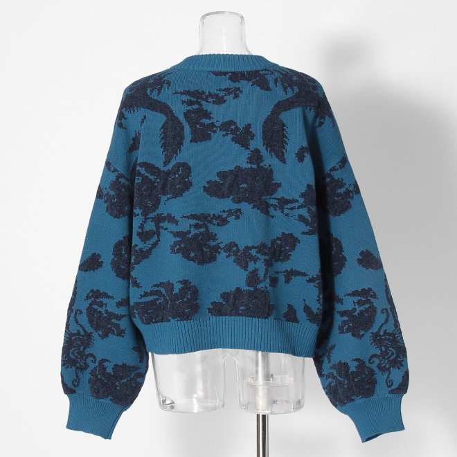 【COMING SOON】WLC ドラゴンモールジャカード ブルゾン 詳細画像 グリーン 3