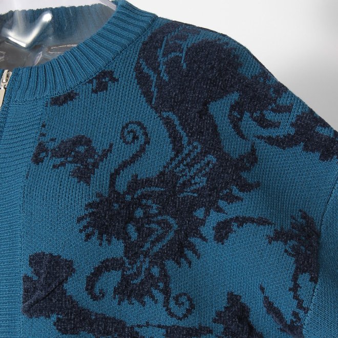 【COMING SOON】WLC ドラゴンモールジャカード ブルゾン 詳細画像 グリーン 5