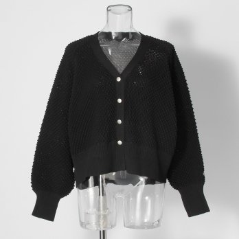 【COMING SOON】WLC ワッフルシアーニットカーディガン
