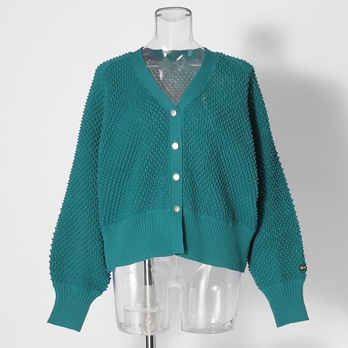 【COMING SOON】WLC ワッフルシアーニットカーディガン 詳細画像