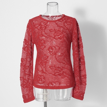 【COMING SOON】WLC ブークレー柄ニット 詳細画像