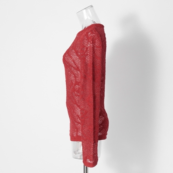 【COMING SOON】WLC ブークレー柄ニット 詳細画像