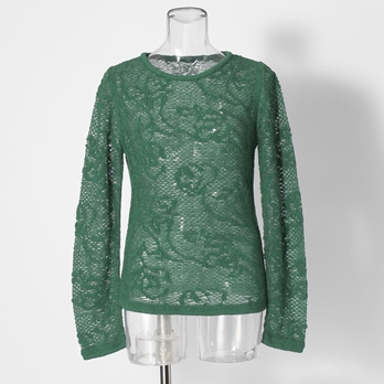 【COMING SOON】WLC ブークレー柄ニット 詳細画像