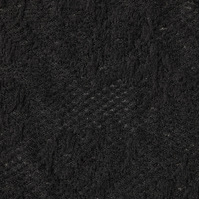 【COMING SOON】WLC ブークレー柄ニット 詳細画像 ブラック 2