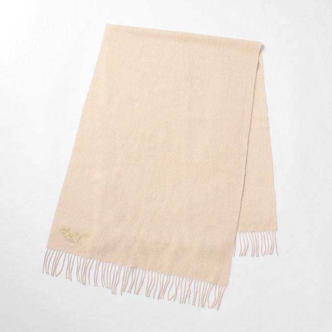 Stole with dragon embroidery ストール 詳細画像 ベージュ 2