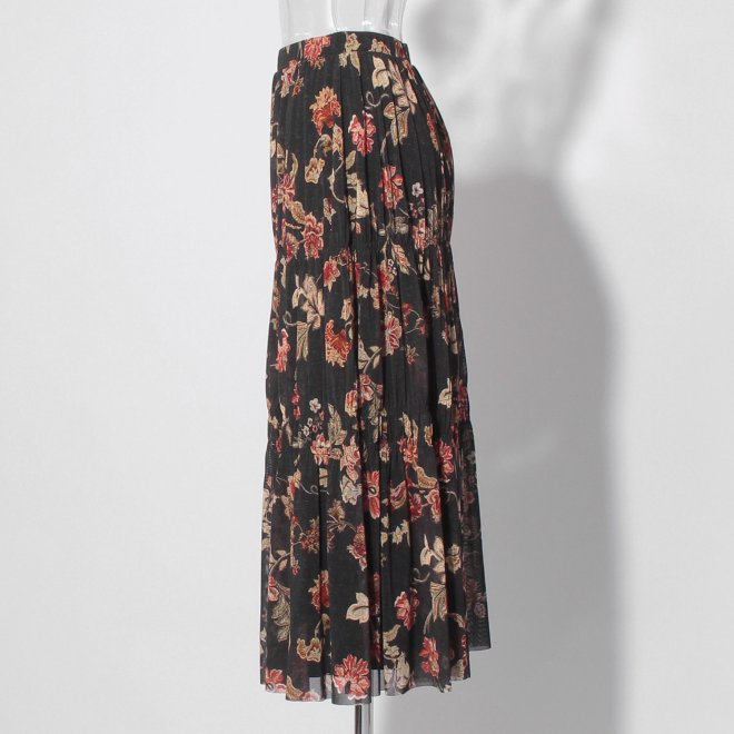 【COMING SOON】Vintage flower dantsu print netting スカート 詳細画像 ブルー系マルチ 2