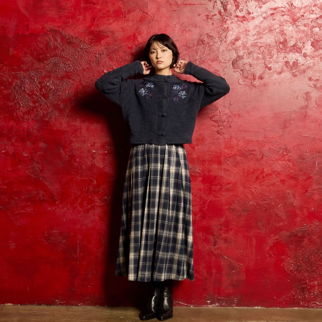 【COMING SOON】WL チェックタックスカート 詳細画像 ライトブルー 1