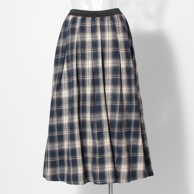 【COMING SOON】WL チェックタックスカート 詳細画像 ライトブルー 7