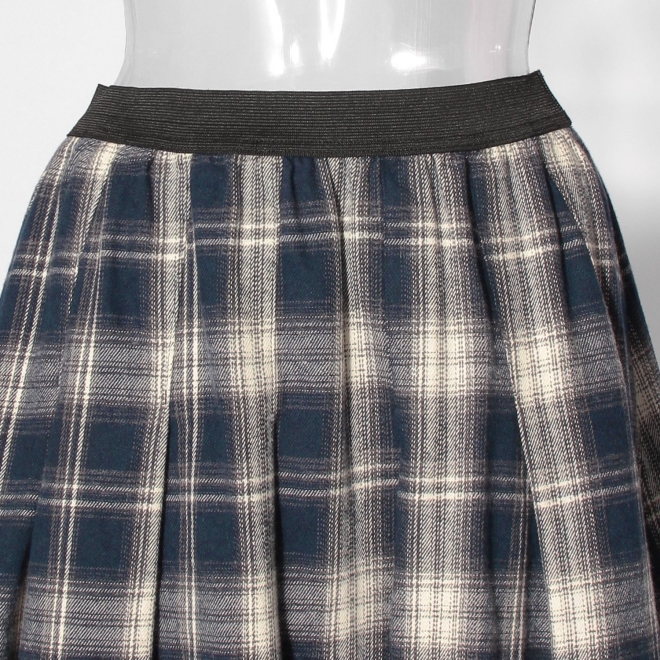 【COMING SOON】WL チェックタックスカート 詳細画像 ライトブルー 8