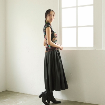 【COMING SOON】WL 合皮スカート 詳細画像