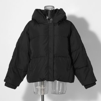 【COMING SOON】WL プリーツレイヤードフードピュアダウン コート 詳細画像