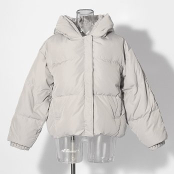 【COMING SOON】WL プリーツレイヤードフードピュアダウン コート