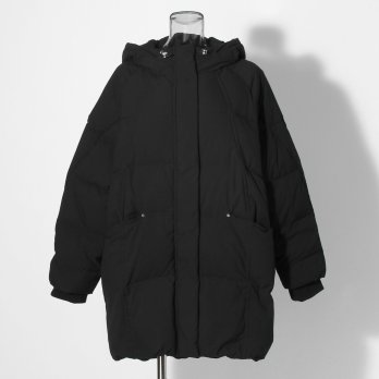 【COMING SOON】WL ストレッチフードミドルピュアダウン コート 詳細画像