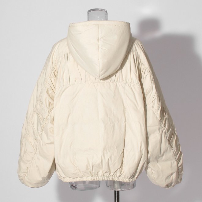 【COMING SOON】WLC ティアードギャザーピュアダウン コート 詳細画像 ホワイト 2