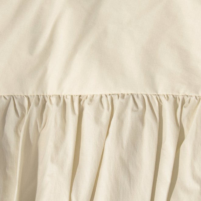 【COMING SOON】WLC ティアードギャザーピュアダウン コート 詳細画像 ホワイト 3