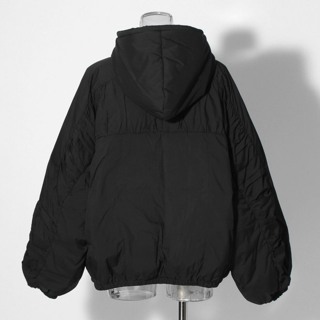 【COMING SOON】WLC ティアードギャザーピュアダウン コート 詳細画像 ブラック 3