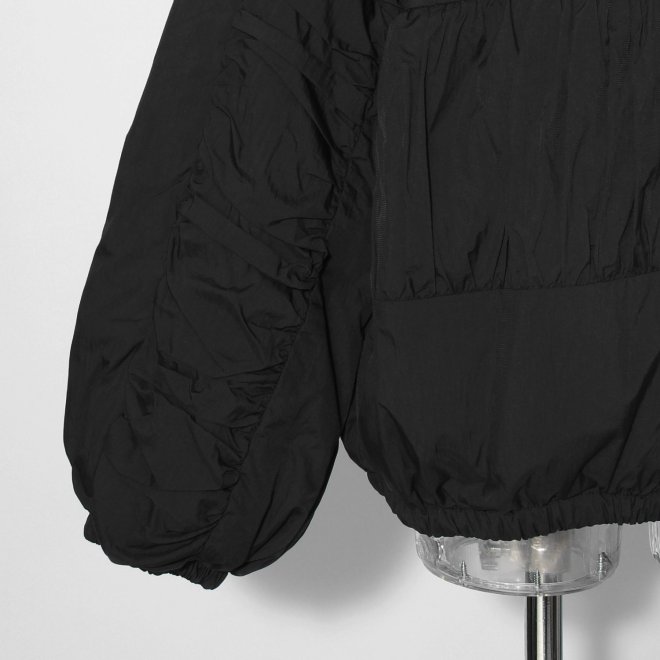 【COMING SOON】WLC ティアードギャザーピュアダウン コート 詳細画像 ブラック 5