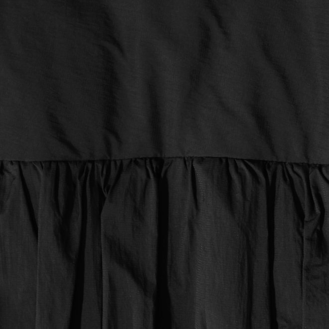 【COMING SOON】WLC ティアードギャザーピュアダウン コート 詳細画像 ブラック 6