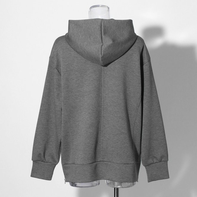 【COMING SOON】WLC ドラゴンサガラ刺繍フードパーカー 詳細画像 グレー 3