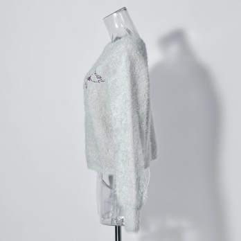 【COMING SOON】WLC ドラゴンダブルフェイスシャギー ニット 詳細画像