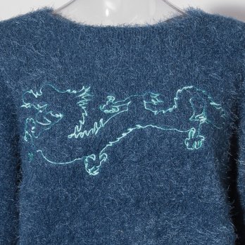 【COMING SOON】WLC ドラゴンダブルフェイスシャギー ニット 詳細画像