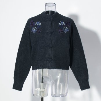 【COMING SOON】Flower embroidery Knit 詳細画像