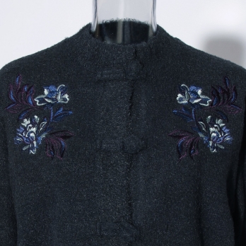 Flower embroidery Knit 詳細画像