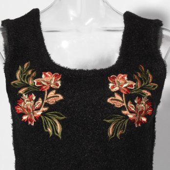 【COMING SOON】Flower embroidery Knit 詳細画像