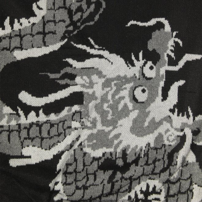 【COMING SOON】Dragon jacquard+Tulle knit 詳細画像 ブラック 4