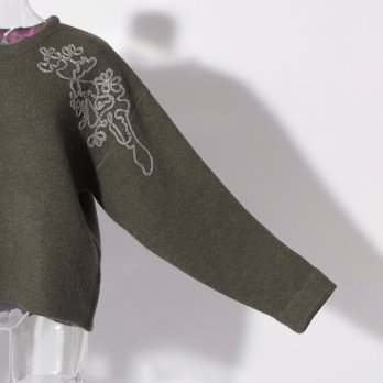 【COMING SOON】WL ウールブレンドダブルフェイス ニット 詳細画像