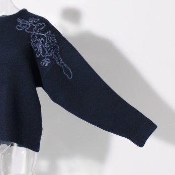 【COMING SOON】WL ウールブレンドダブルフェイス ニット 詳細画像