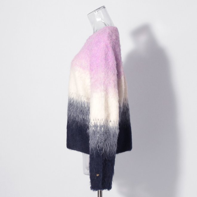 【COMING SOON】WLC ウールブラッシュグラデーション ニット 詳細画像 ライトピンク 2