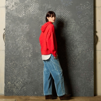 【COMING SOON】WLC インナーセットフードニット プルオーバー 詳細画像