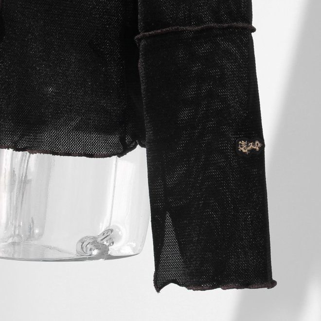 【COMING SOON】WLC メッシュベロアスキントップス 詳細画像 ブラック 2