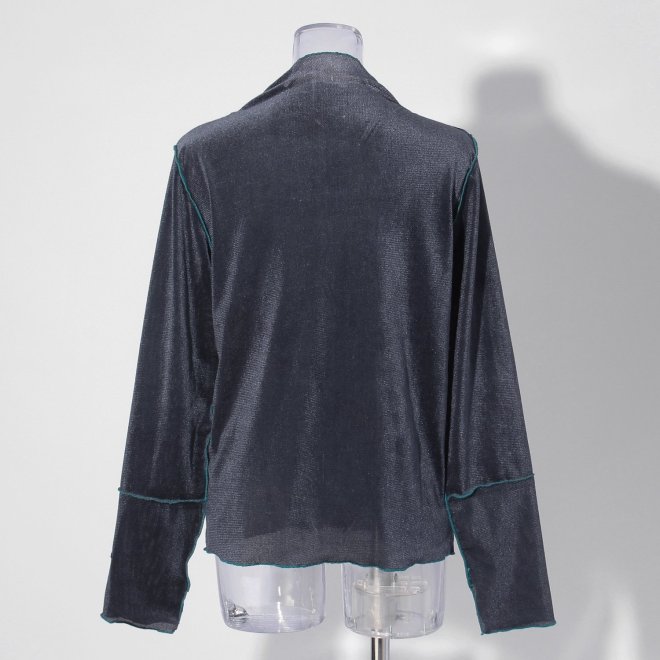 【COMING SOON】WLC メッシュベロアスキントップス 詳細画像 ネイビー 3