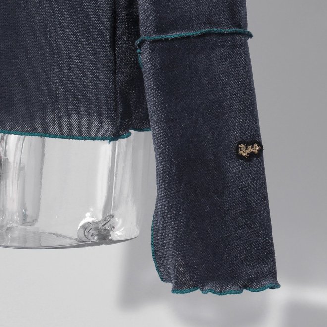 【COMING SOON】WLC メッシュベロアスキントップス 詳細画像 ネイビー 5