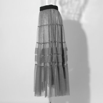【COMING SOON】WLC チュール&times;サテンレイヤードスカート 詳細画像